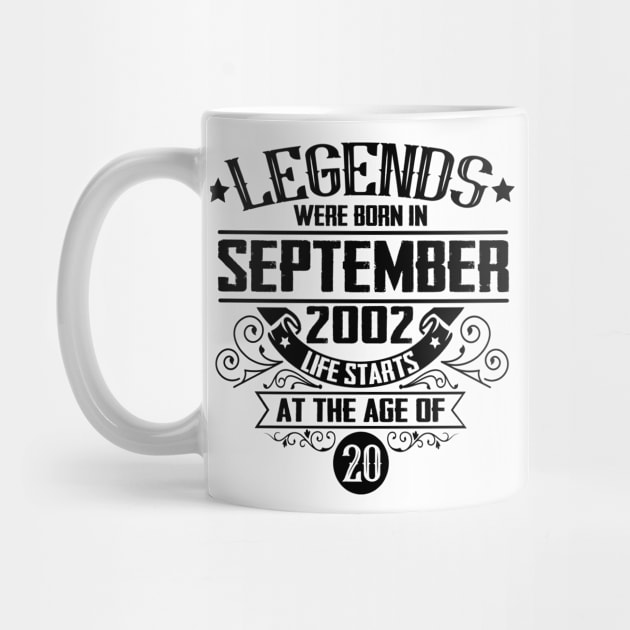 20th Birthday September 2002 Legend by HBfunshirts